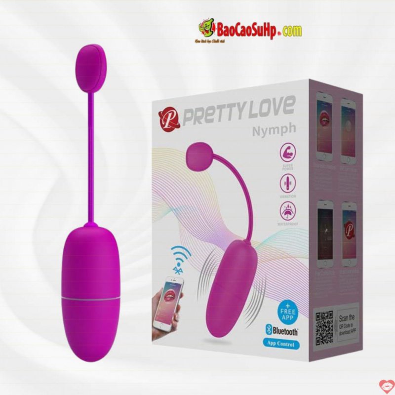 Trứng rung Prettylove điều khiển APP Nym mềm mại