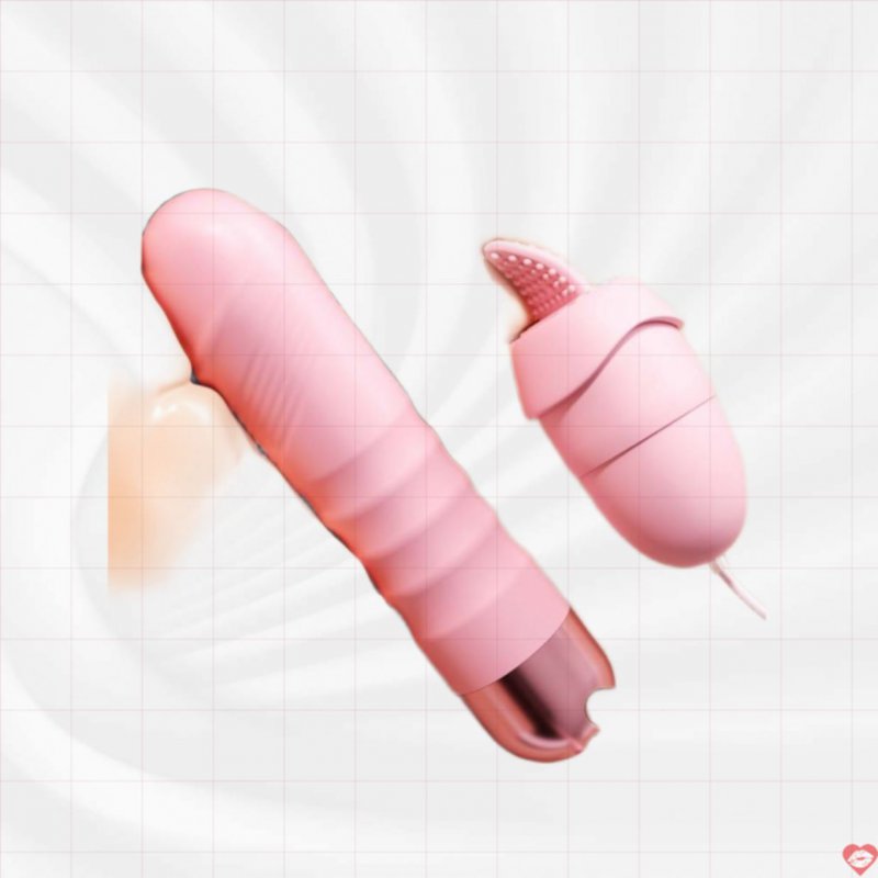 Trứng Rung Tình Yêu Mizzzee PINK LAZZY 2 Quả Kích Thích 