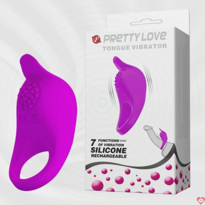 Vòng đeo dương vật Prettylove rhino BI-210151 rung mạnh mẽ