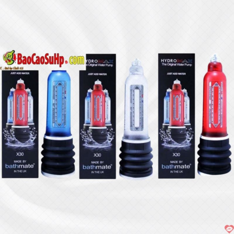 Máy tập dương vật Bathmate X30 Anh Quốc tăng kích thước hiệu quả 