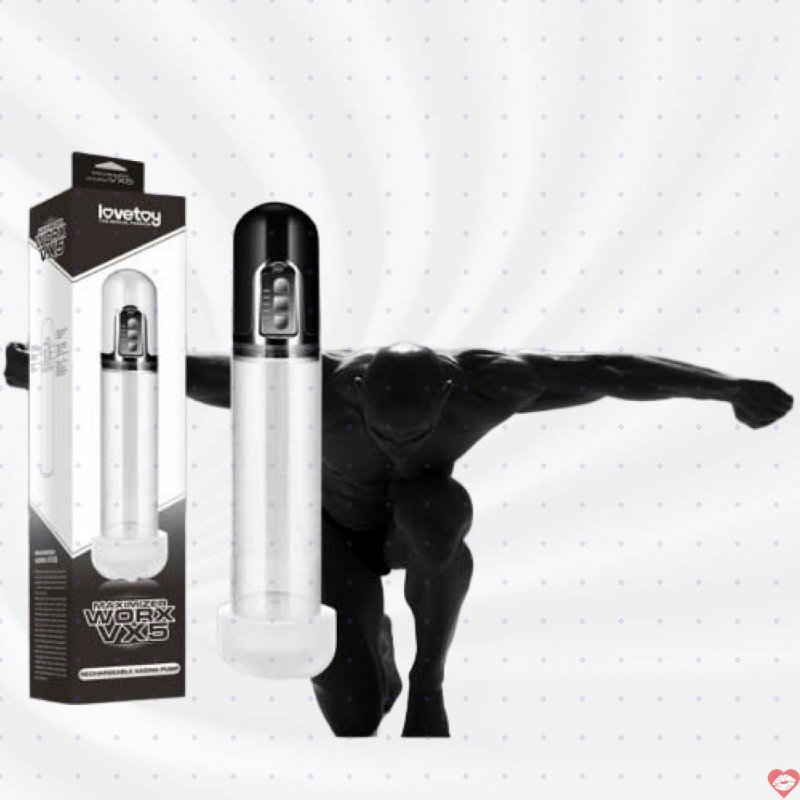 Lovetoys Maximizer Worx VX5 Máy tập dương vật tự động sạc tiện lợi 