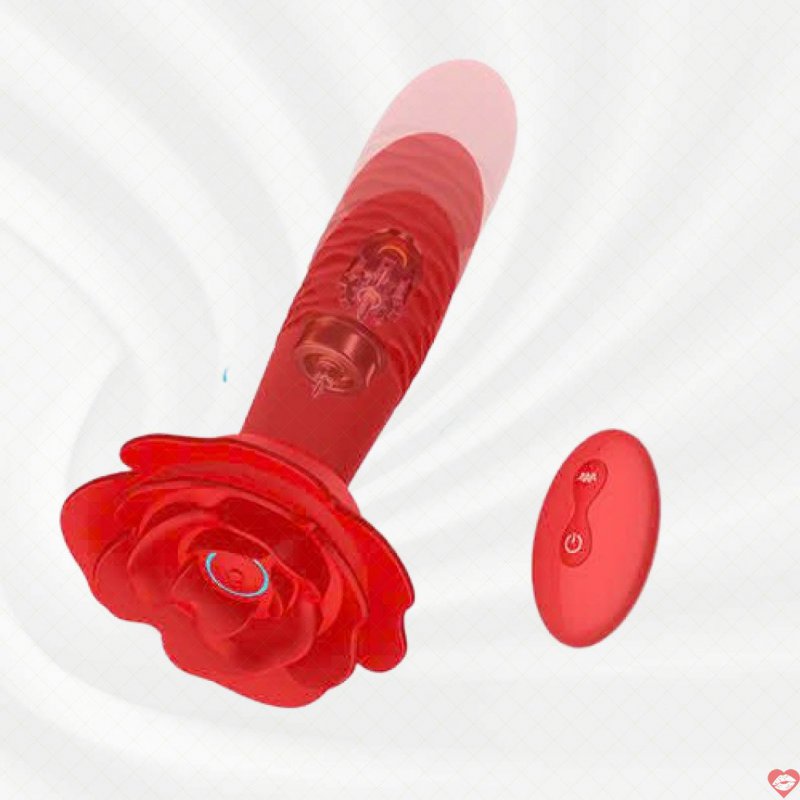 Dụng cụ rung hậu môn thụt Rose Anal Plug tăng khoái cảm 