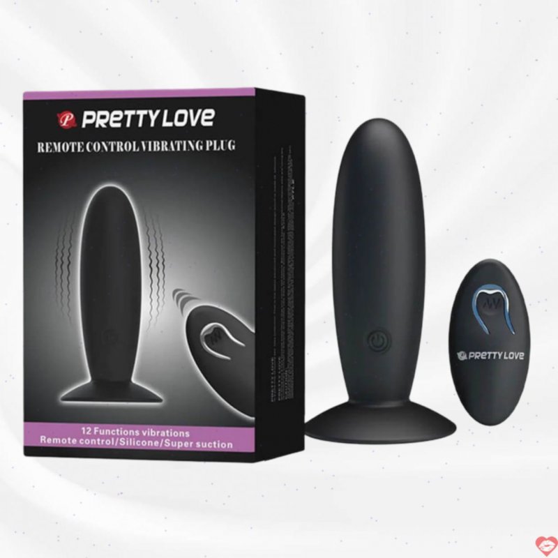 Que rung kích thích hậu môn Pretty Love Remote Control Vibrating Plug