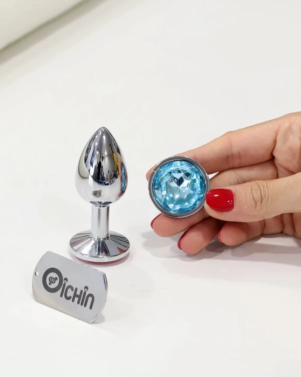 Phích cắm hậu môn INOX nhiều màu xinh lung linh với 3 kích thước