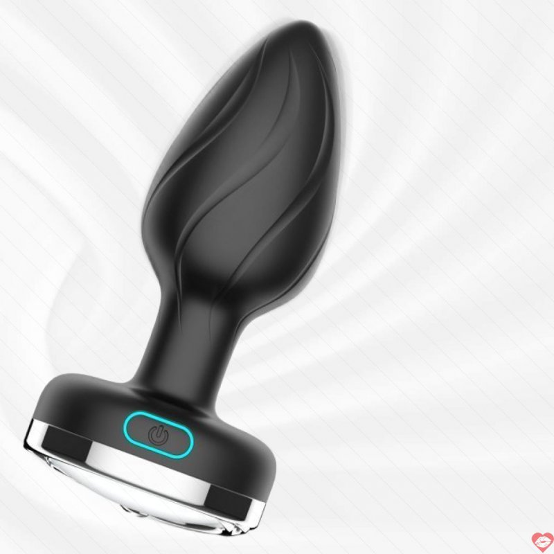 Phích Cắm Hậu Môn Rung Kích Thích Điều Khiển Led Siêu Sướng 