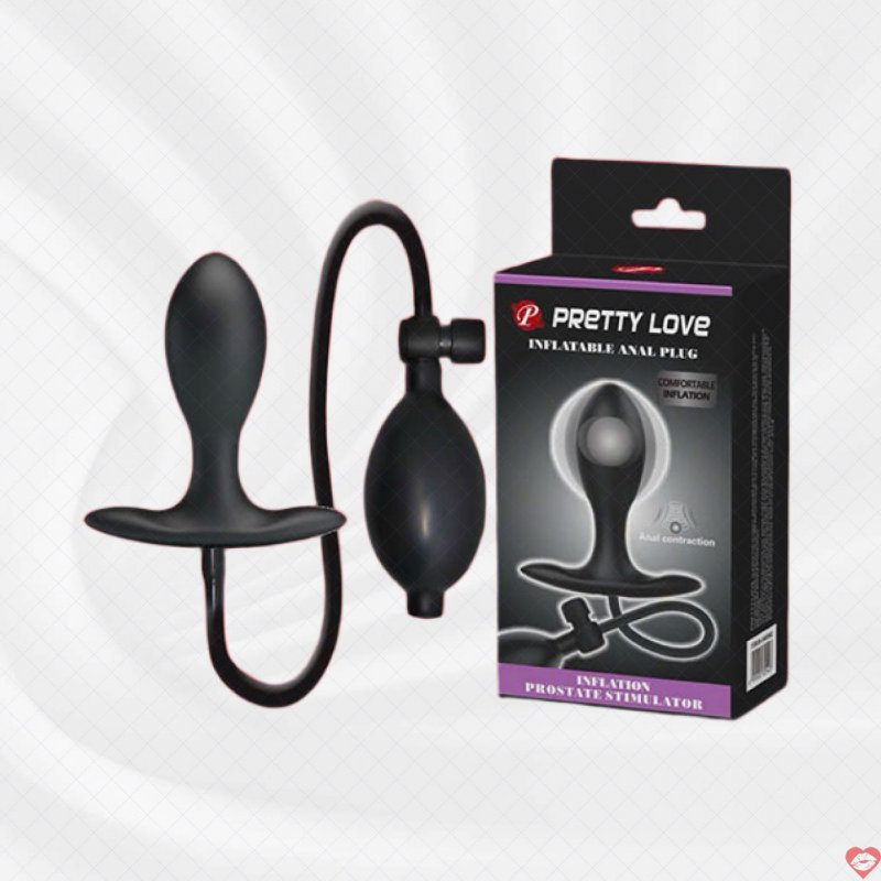 Pretty Love Inflatable Anal Plug dụng cụ nông hậu môn bơm hơi