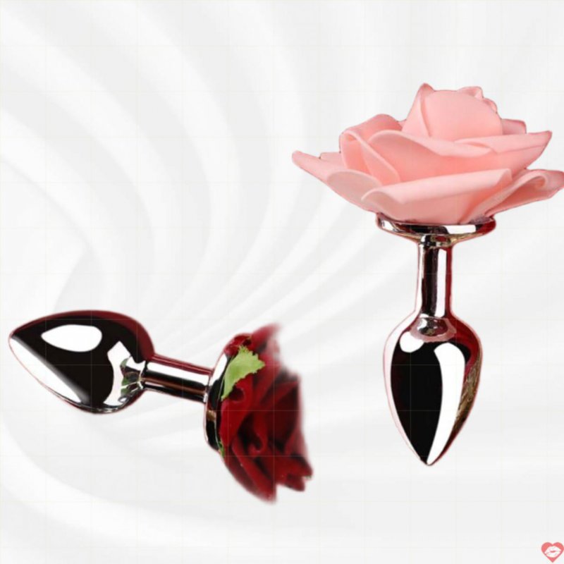 Phích cắm hậu môn INOX Mizzzee ROSE 3D đẹp bền bỉ.