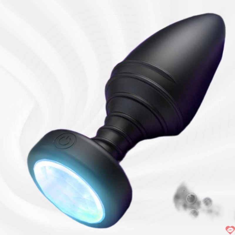 Thụt hậu môn Mizzzee LED nhiều màu Tonight Silicone mềm mại rung