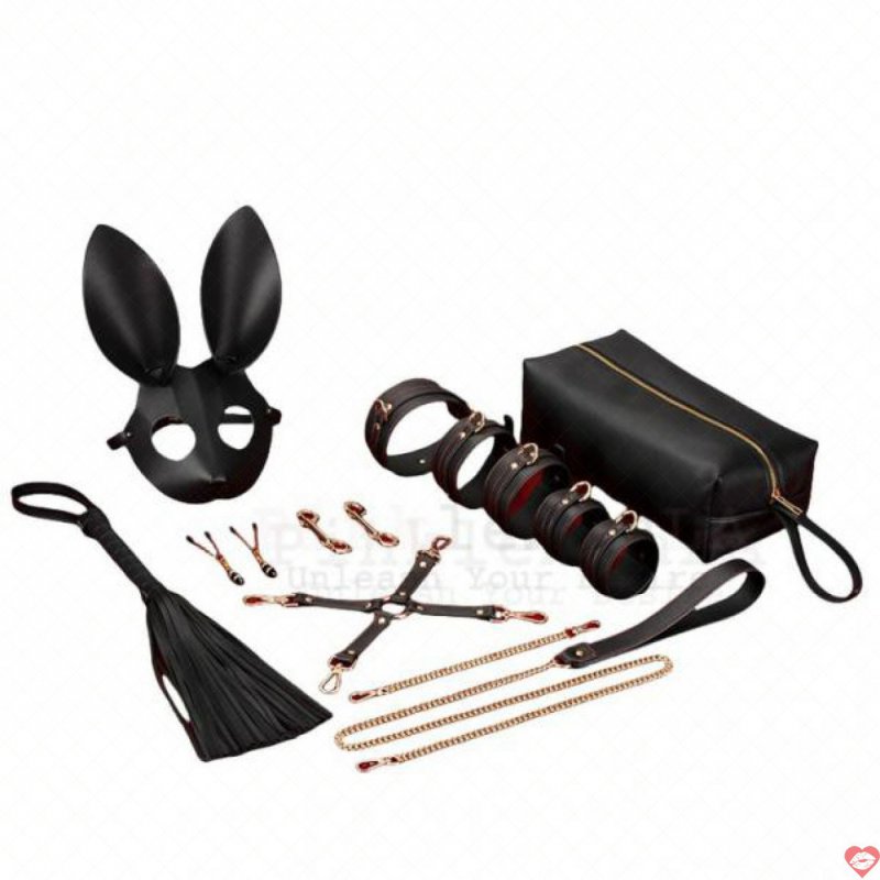 Cosplay bạo dâm da cao cấp kèm mặt nạ thỏ, gợi cảm mê hoặc 