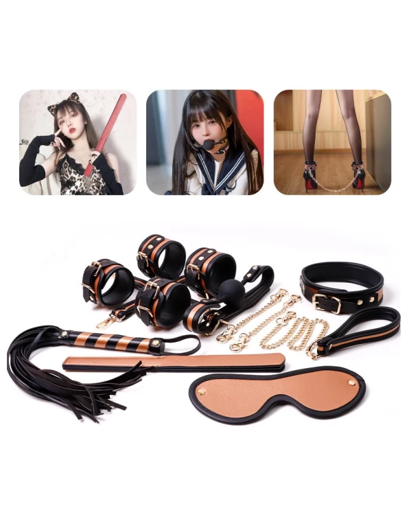 Yeain Deluxe Bondagekit bộ BDSM 8 món cao cấp tăng hưng phấn