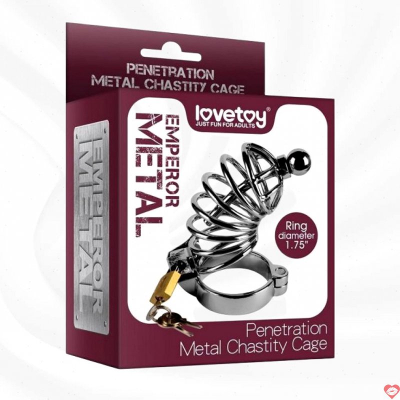 Khoá dương vật bằng rọ hợp kim Lovetoy Emperol Metal