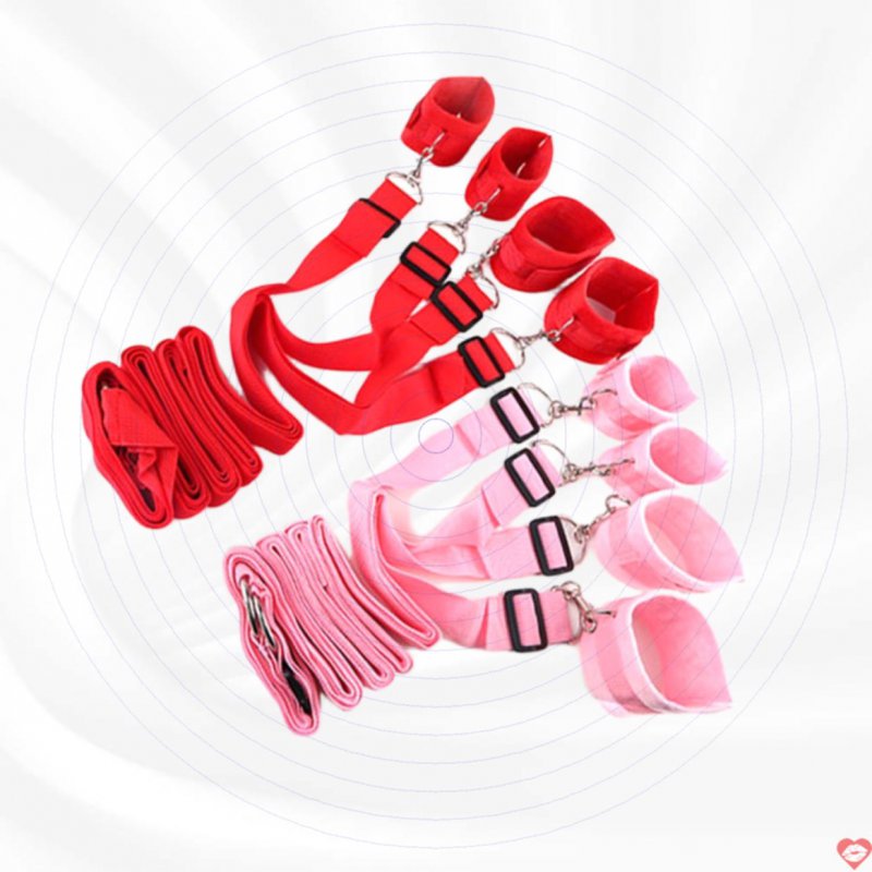 Bộ Trói Chân Tay 4 Góc Lót Bông Mềm Mại - Khuyến Mãi Hot 