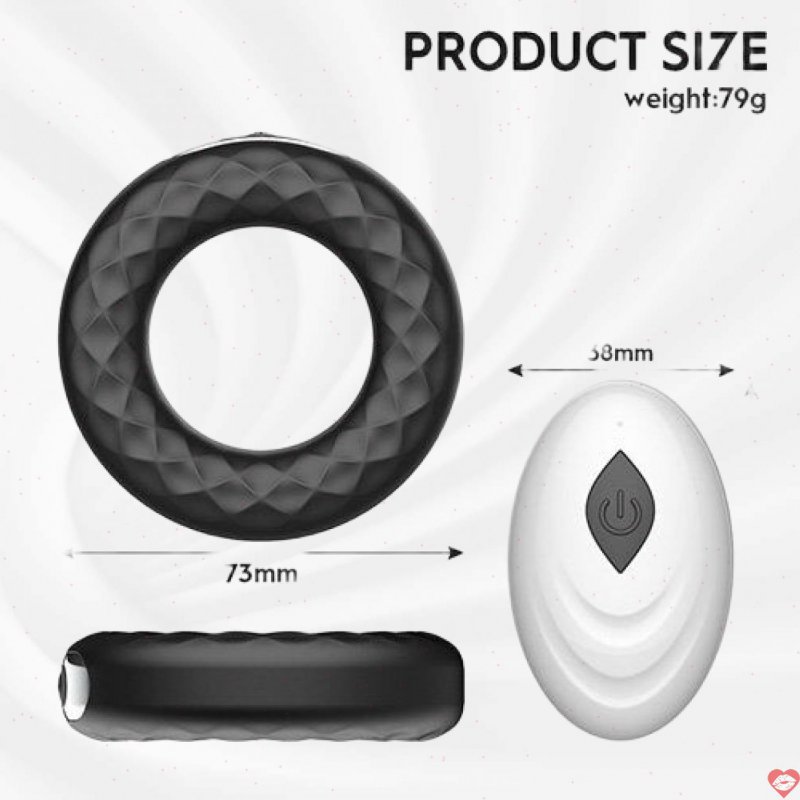 Vòng rung dương vật điều khiển từ xa SECWELL tăng khoái cảm 
