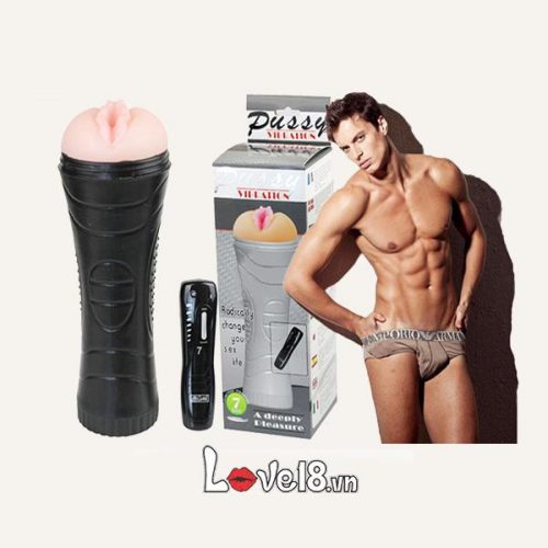 Cốc Âm đạo giả nguỵ trang đèn pin thủ dâm có rung Pussy Vibration giá rẻ