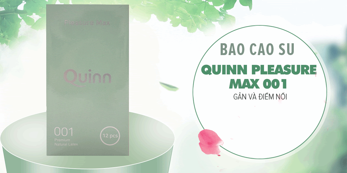  Địa chỉ bán Bao cao su Quinn Pleasure Max - Gân và điểm nổi - Hộp 12 cái tốt nhất
