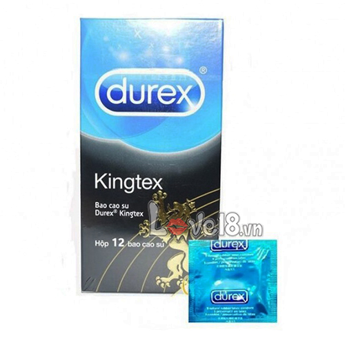  Sỉ Bao Cao Su Size Nhỏ Durex Kingtex Hộp 12 Cái nhập khẩu