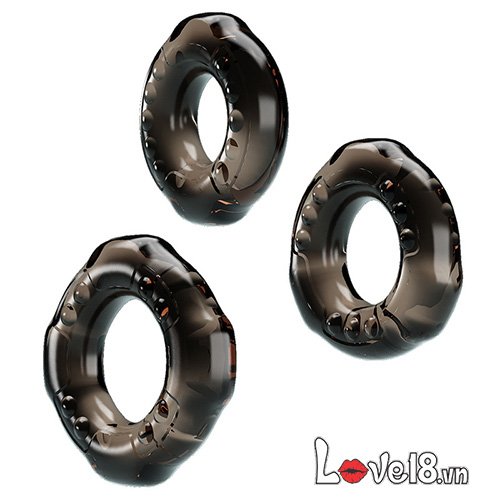  Bỏ sỉ Bộ 3 vòng đeo dương vật chống xuất tinh sớm Baile Cock Rings Yvonne hàng mới về