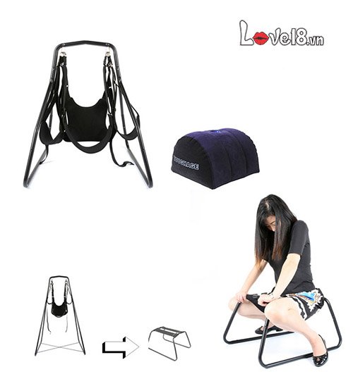  Địa chỉ bán Ghế treo xích đu tình yêu Acacia 3 in 1 bằng thép tháo lắp giá rẻ
