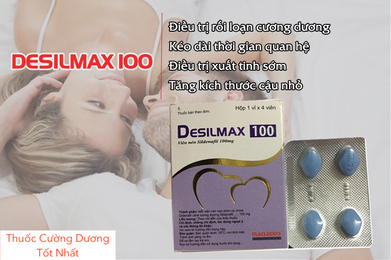  Shop bán Thuốc Desilmax 100mg cường dương Ấn Độ 100 50 mg tăng sinh lý tốt nhất mới nhất