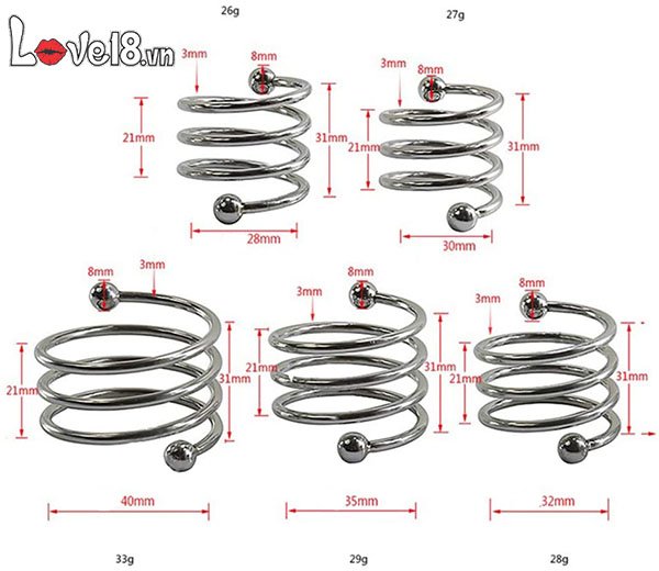  Đánh giá Vòng đeo dương vật kiểu lò xo độc lạ hàng mới về