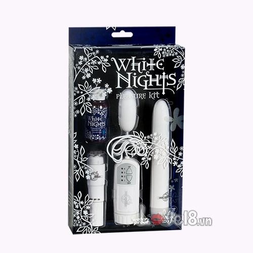  Review Máy Mát Xa Doc Johnson White Nights Pleasure Kit hàng xách tay