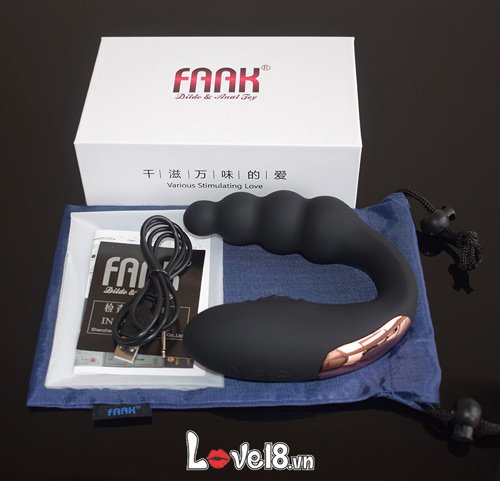  Review Máy rung hai đầu chữ U mát xa hậu môn Faak nhập khẩu