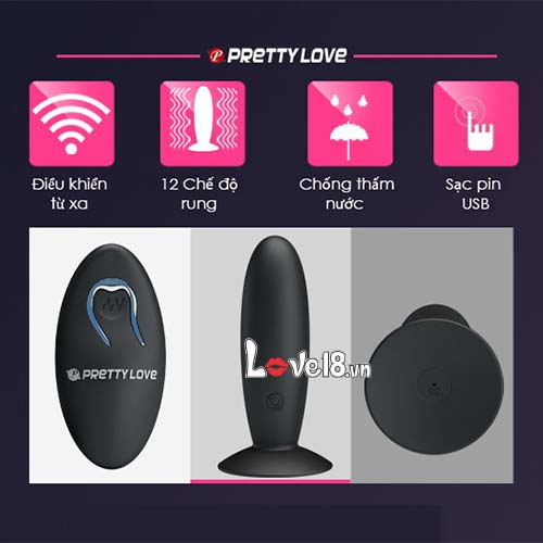  Nhập sỉ Máy Rung Mini Đa Tần Số Gắn Tường Điều Khiển Xa Prettylove giá tốt